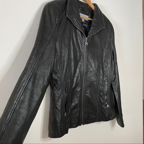Marc New York  Leather Jacket Black L - Picture 4 of 11